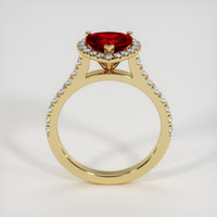 1.28 Ct. Ruby Ring, 14K Yellow Gold 3