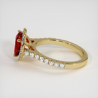 2.04 Ct. Ruby Ring, 14K Yellow Gold 4