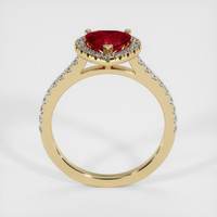 1.60 Ct. Ruby Ring, 14K Yellow Gold 3