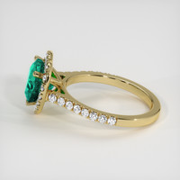 1.81 Ct. Emerald Ring, 18K Yellow Gold 4