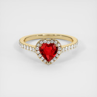 Ruby Ring 0.69 Ct., 18K Yellow Gold Preview