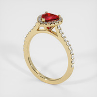 Ruby Ring 0.69 Ct., 18K Yellow Gold Preview