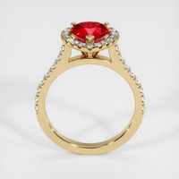 1.68 Ct. Ruby Ring, 18K Yellow Gold 3