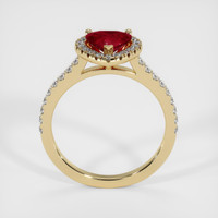 1.60 Ct. Ruby Ring, 18K Yellow Gold 3