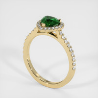 1.07 Ct. Sapphire Ring, 18K Yellow Gold 2