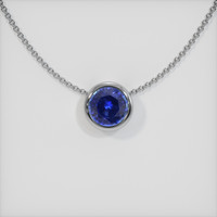0.77 Ct. Sapphire Pendant, Platinum 950 1