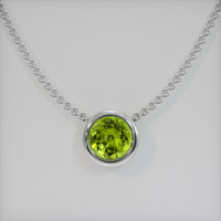 1.31 Ct. Gemstone Pendant, Platinum 950 1