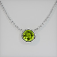 1.31 Ct. Gemstone Pendant, Platinum 950 1