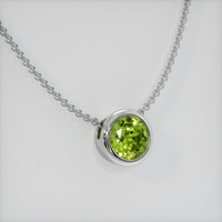 1.31 Ct. Gemstone Pendant, Platinum 950 2