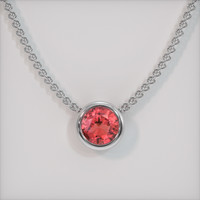 2.10 Ct. Gemstone Pendant, Platinum 950 1