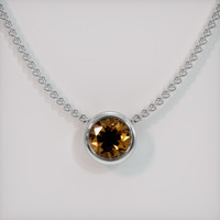 1.02 Ct. Gemstone Pendant, Platinum 950 1