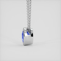 2.22 Ct. Blue Sapphire Pendant, Platinum 950 3