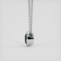 1.32 Ct. Green Sapphire Pendant, Platinum 950 3