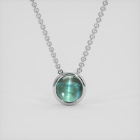 2.46 Ct. Alexandrite Pendant, 10K White Gold 1