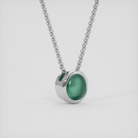 2.46 Ct. Alexandrite Pendant, 10K White Gold 2