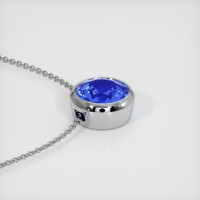 0.94 Ct. Sapphire Pendant, 14K White Gold 3