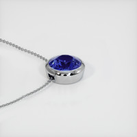 1.85 Ct. Sapphire Pendant, 14K White Gold 3