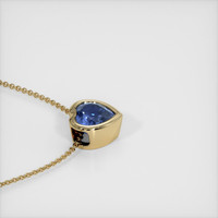1.92 Ct. Blue Sapphire Pendant, 14K Yellow Gold 3