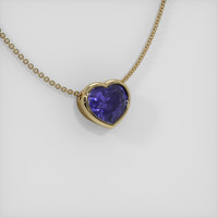 2.92 Ct. Color Change Sapphire Pendant, 14K Yellow Gold 2