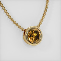 6.85 Ct. Gemstone Pendant, 14K Yellow Gold 2