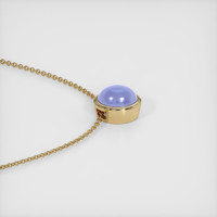 18.97 Ct. Blue Sapphire Pendant, 14K Yellow Gold 3