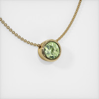 0.78 Ct. Sapphire Pendant, 14K Yellow Gold 2