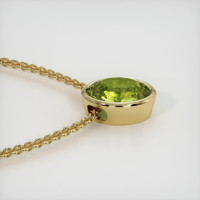 3.66 Ct. Gemstone Pendant, 18K Yellow Gold 3