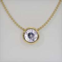 1.29 Ct. Gemstone Pendant, 18K Yellow Gold 1