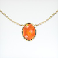 1.76 Ct. Gemstone Pendant, 18K Yellow Gold 1