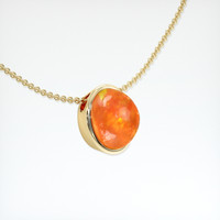 1.76 Ct. Gemstone Pendant, 18K Yellow Gold 2