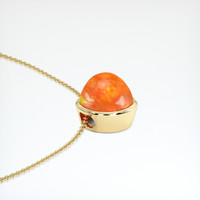 1.76 Ct. Gemstone Pendant, 18K Yellow Gold 3