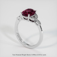 2.83 Ct. Gemstone Ring, Platinum 950 2