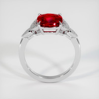 3.07 Ct. Ruby Ring, Platinum 950 3