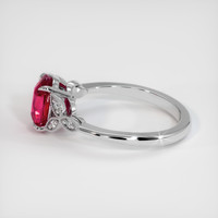 2.03 Ct. Ruby Ring, Platinum 950 4