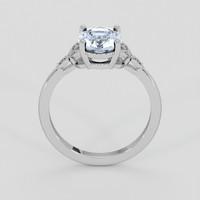 2.09 Ct. Blue Sapphire Ring, Platinum 950 3