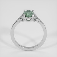 1.63 Ct. Bluish Green Sapphire Ring, Platinum 950 3