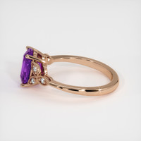 1.59 Ct. Gemstone Ring, 14K Rose Gold 4