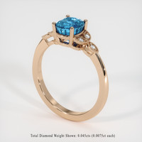 1.85 Ct. Gemstone Ring, 14K Rose Gold 2