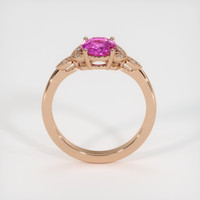 1.51 Ct. Pink Sapphire Ring, 14K Rose Gold 3