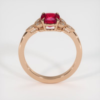 2.05 Ct. Ruby Ring, 14K Rose Gold 3