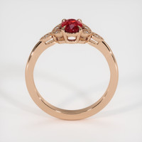 1.07 Ct. Ruby Ring, 14K Rose Gold 3