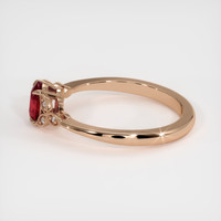 1.07 Ct. Ruby Ring, 14K Rose Gold 4