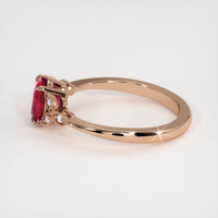 2.31 Ct. Ruby Ring, 14K Rose Gold 4