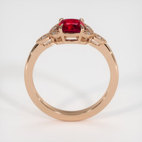 1.37 Ct. Ruby Ring, 18K Rose Gold 3