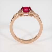 2.05 Ct. Ruby Ring, 18K Rose Gold 3