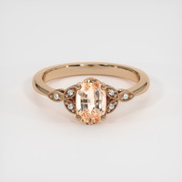 1.02 Ct. Sapphire Ring, 18K Rose Gold 1