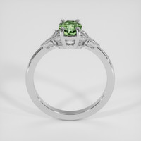 1.02 Ct. Green Sapphire Ring, Silver 3