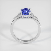 1.47 Ct. Blue Sapphire Ring, 10K White Gold 3