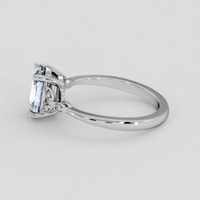 2.09 Ct. Blue Sapphire Ring, 10K White Gold 4