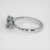 1.63 Ct. Bluish Green Sapphire Ring, 10K White Gold 4